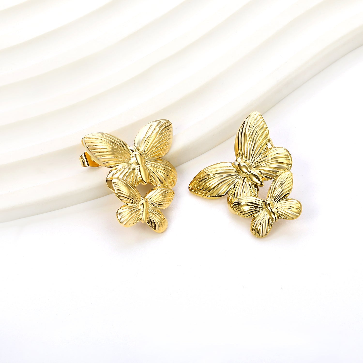Size Butterfly Earrings 24*27.6 asonjewelry